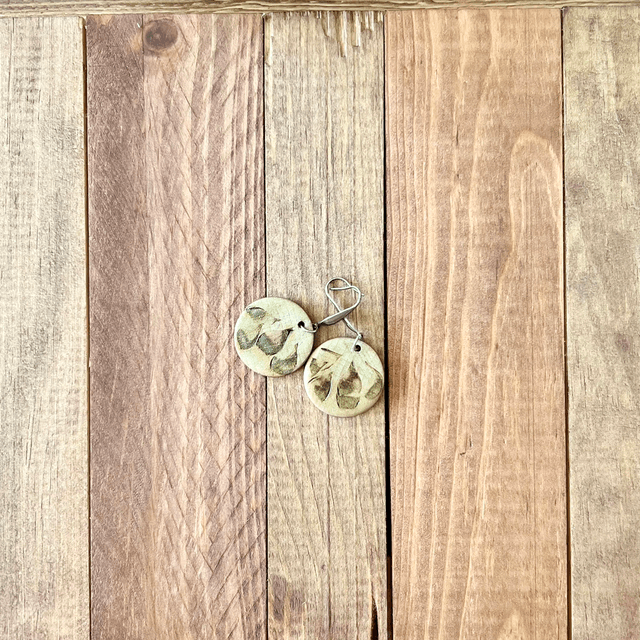 Boucles Empreintes dorées 