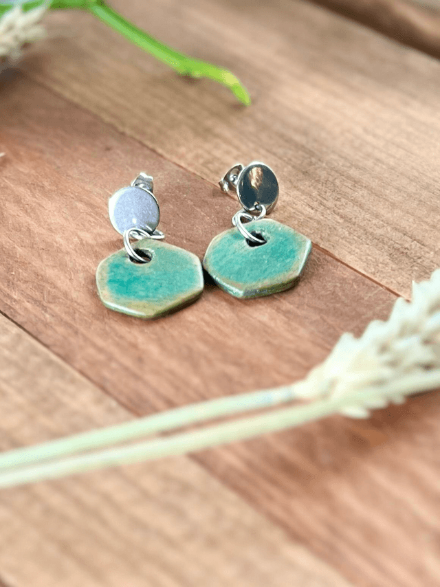 Boucles 'L'Éclat Turquoise'